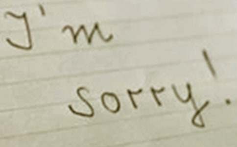 写给男朋友的道歉信范文