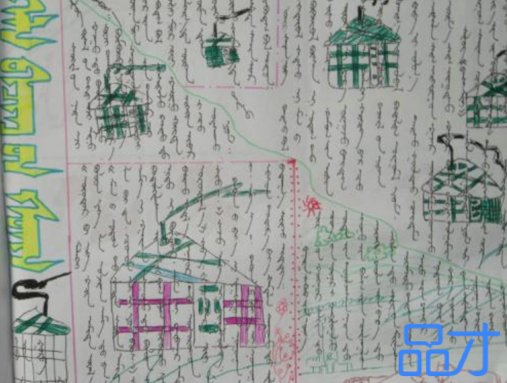 蒙古族文化优秀手抄报