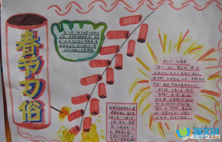 过新春手抄报内容资料