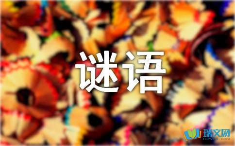 关于汉字的谜语大全及答案